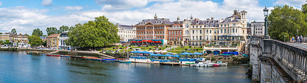 istock London busy River Thames waterfront at Richmond panorama 2210550294