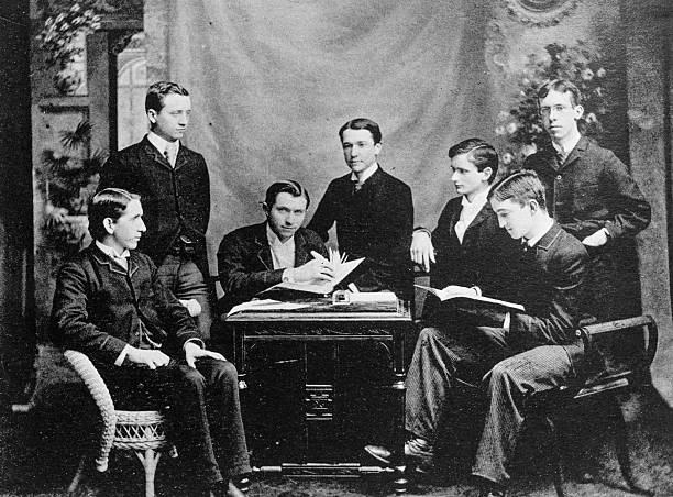 Antique image from University Yearbook (1893)