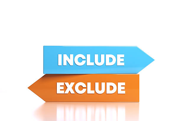 Include/exclude Vector 440+ Draft Exclude Stock Photos, Pictures & Royalty-Free Images - iStock