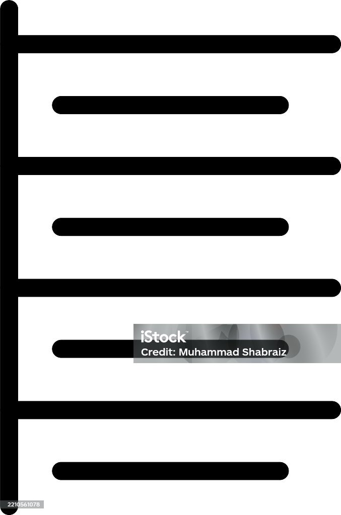 Text Alignment Left Stock Illustration - Download Image Now ...