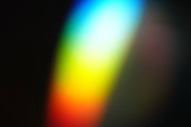 istock Abstract colored holographic gradient blur background. Blurred rainbow colors, light leaks flare reflection overlay. Real photo 2210569080