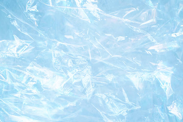 istock White transparent plastic film wrap texture background 2210569121