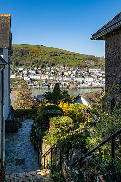 istock Very steep steps in Dartmouth in Devon 2210572338