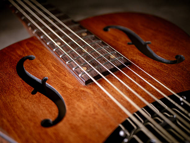istock Vintage Resonator acoustic dobro blues guitar. 2210575846