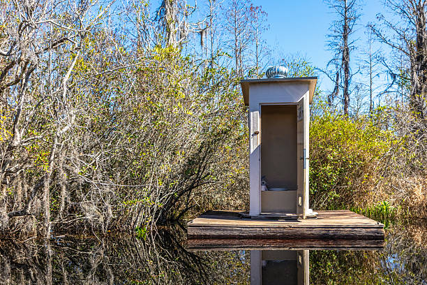 istock Platform Toilet in Georgia Swamp 2210575908