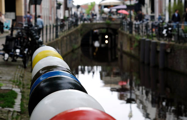 View over a waterway in Amersfoort, Netherlands