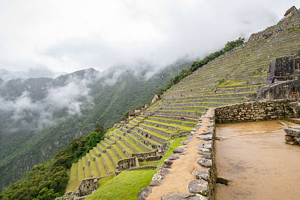 Macchu Picchu, Peru on a rainy day
