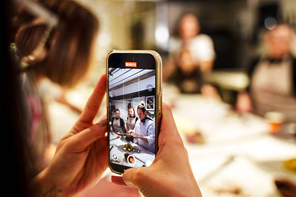 istock Recording a Cooking Class with a Smartphone 2210585550
