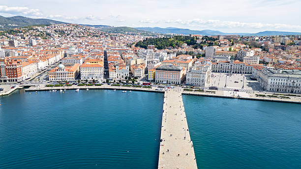 istock Aerial view of Trieste, Italy 2210603043