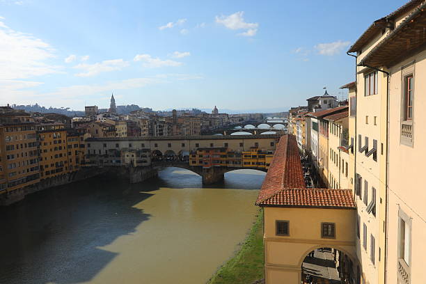 istock Arno River that passes under the PONTE VECCHIO in Florence in Italy 2210604443