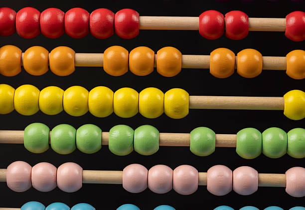 istock children's abacus for learning and development, red yellow and pink beads close up 2210610119