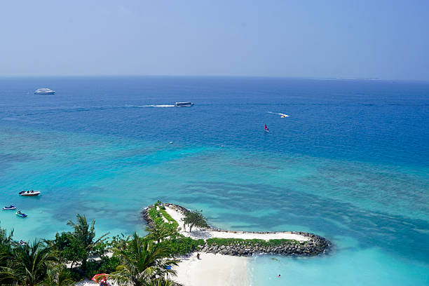 istock Sunny tropical beach paradise maafushi on the Maledives 2210613257