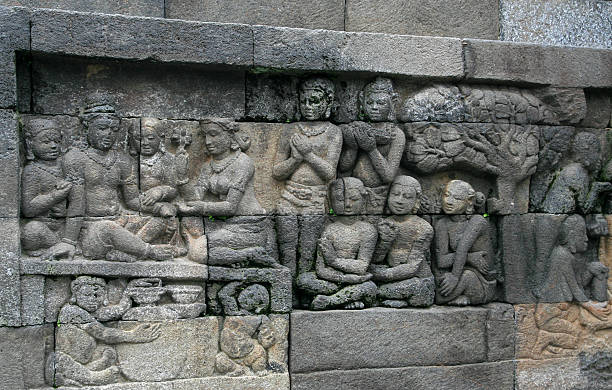 istock Details and reliefs in Borobodur, Java island of Indonesia 2210619812