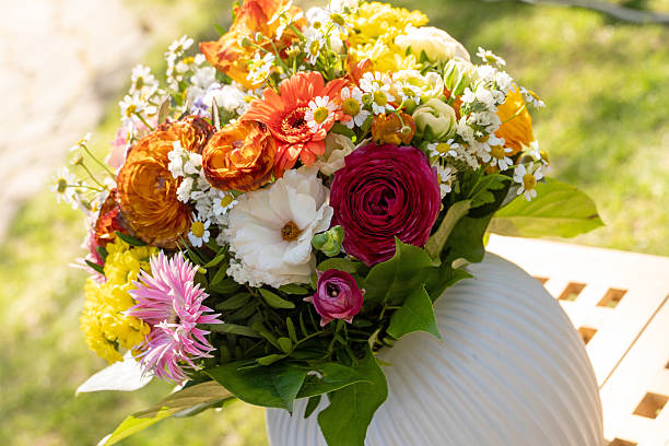 istock Rounded Bouquet of Flowers 2210623444