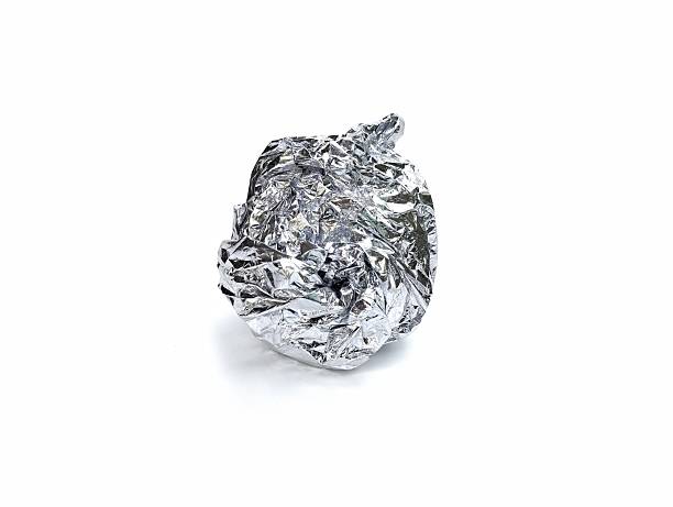 istock Crumpled ball paper isolated on white background 2210624676