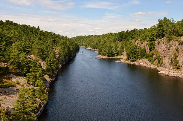 istock Tranquil Waters of French River Canyon 2210629104