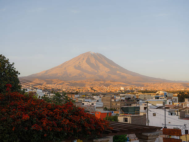 istock Arequipa city and Misti volcano in Peru 2210631017