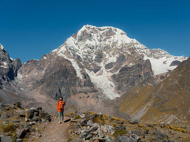istock Determined woman hiking in Peruvian Andes 2210631548