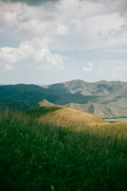istock Nomad camp in mountain valley in Inner Mongolia 2210634050