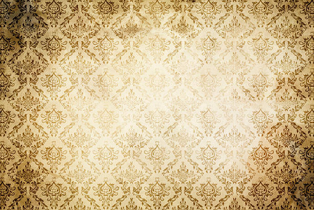 istock Old faded condition grunge paper with vintage patterns. 2210649085