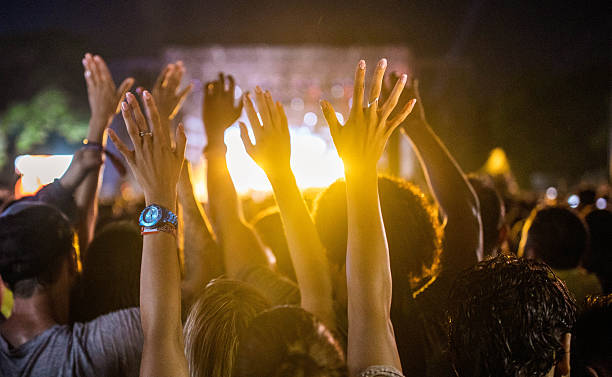 istock Raise your hands for this great music festival! 2210659472
