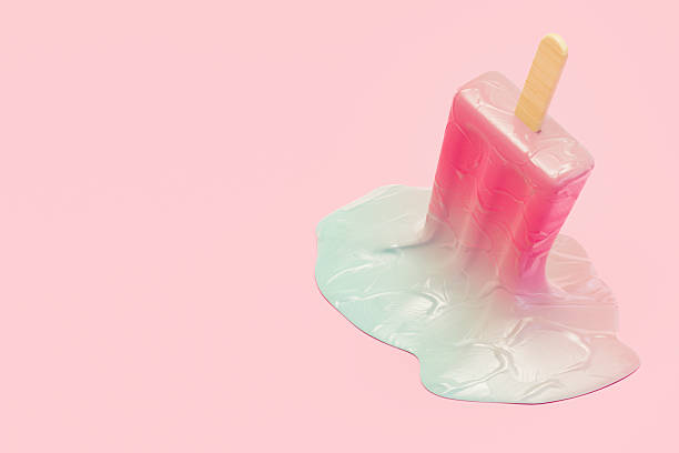 istock Melting Ice cream stick, Popsicle, Minimal summer concept 2210661576