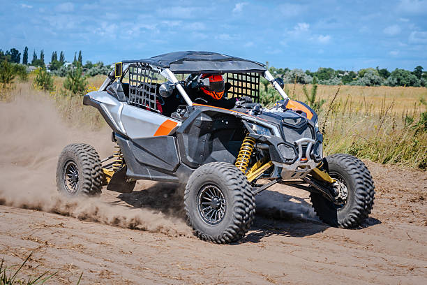 istock UTV buggy, rally or 4x4 in the action on sand 2210662499