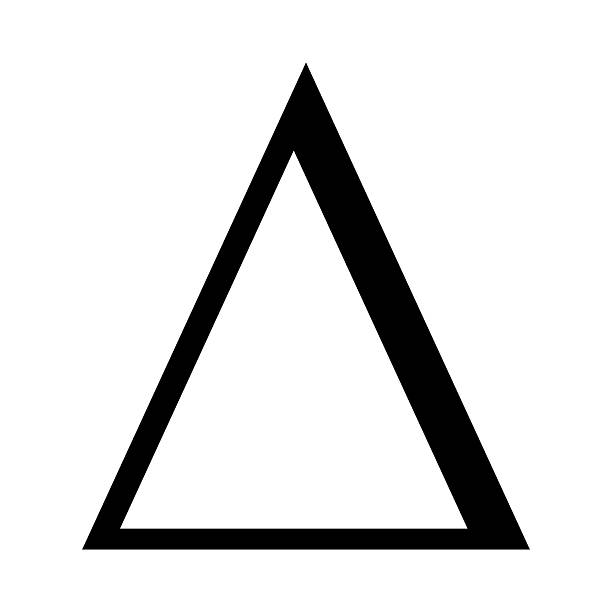 Greek letter Delta, Symbol Bold Outline
