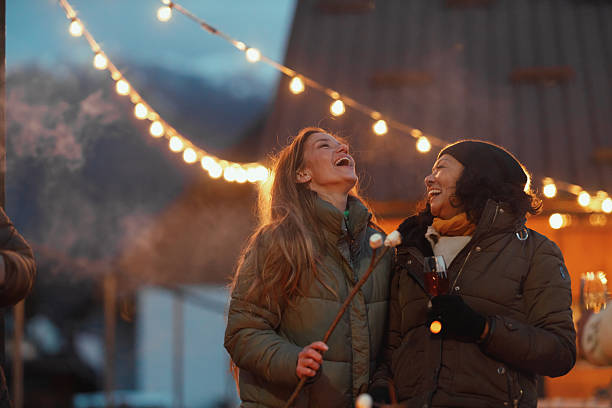 istock Family time around fire 2210667923