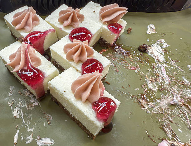 Slice Of Cherry Topped Cheesecake
