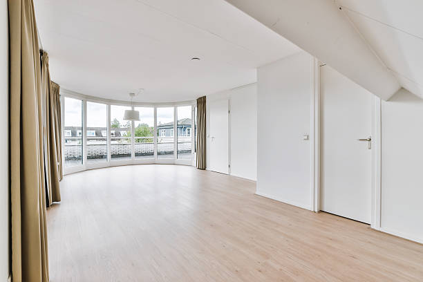 istock Bright and beautiful room with large windows 2210681490
