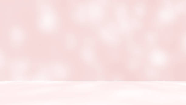 istock Empty pink colour room studio with sunlight effect shadow on the floor and wall for product presentation. 2210686801