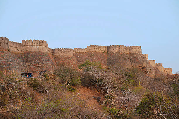 istock Fortification wall, fort complex, Kumbhalgarh, Rajsamand District, Rajasthan 2210694346