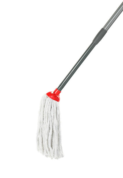 istock String mop isolated on white. Cleaning equipment 2210694602