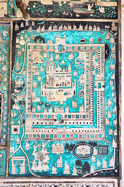 istock Colourful paintings on the inner wall, Chitrashala, Garh Palace Complex, Bundi, Rajasthan 2210695294