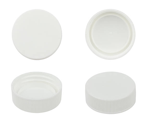 istock Set of wide cap from a plastic bottle, recycling or reusing plastic isolated on background 2210695504