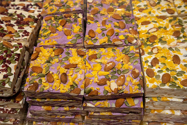 Nougat (Turron) or Taiwanese candy, various delicious flavors