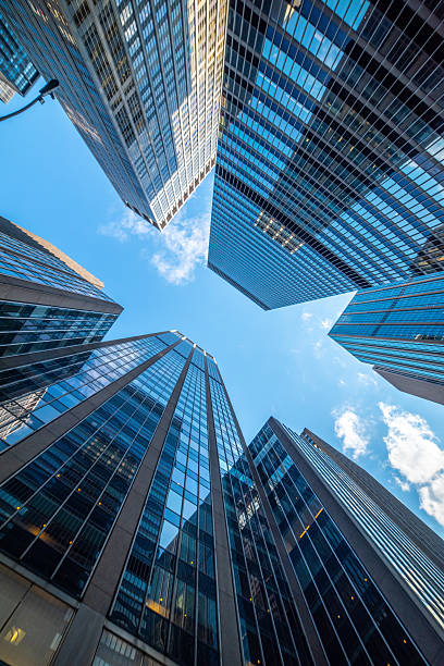 istock Blue sky over skyscrapers in Manhattan 2210707819