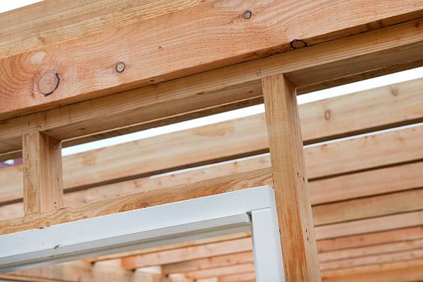 istock Building a garden house. Carpenter at work. Craftmanship. 2210708717