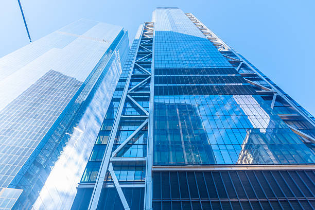 istock Modern skyscrapers in Lower Manhattan under a clear sky 2210709086