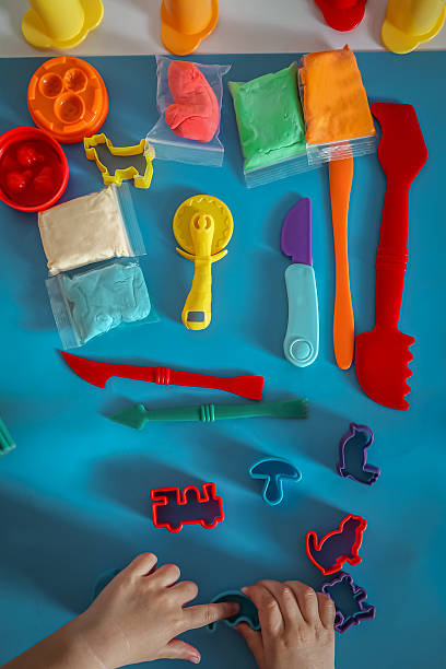 istock Children's games, plasticine, creativity, development, motor skills. 2210717078