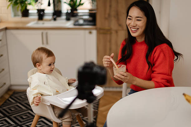 istock Vlogging Real Life: Healthy Baby Feeding 2210717523