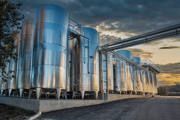 istock Modern wine production plant 2210726106