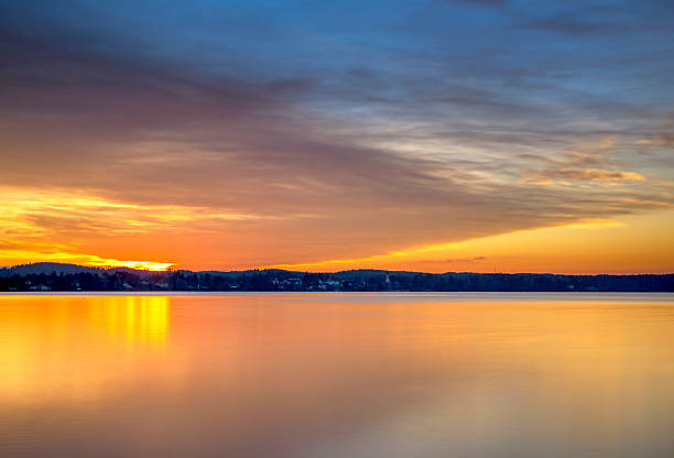 istock Sunset, twilight at Lake Starnberg, Bavaria, Germany 2210730122