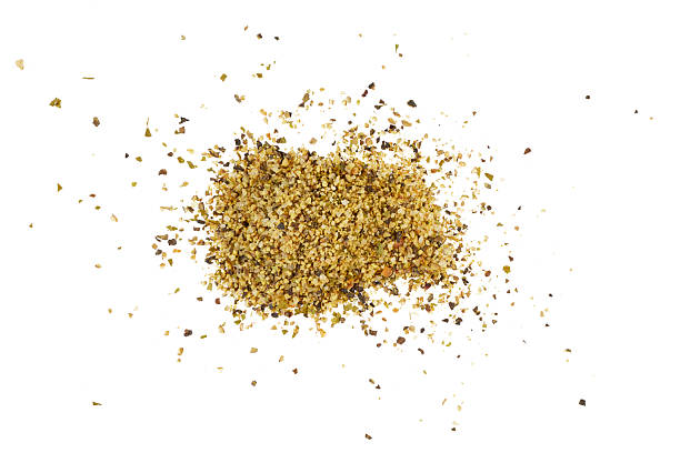lemon pepper pulver pile isolated