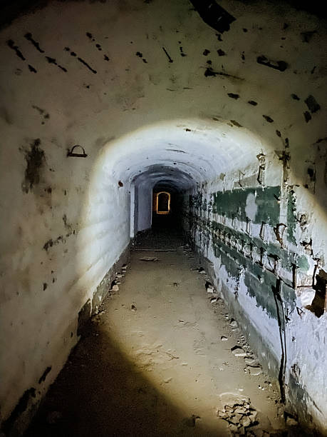 istock In a dark, seemingly endless tunnel, focus intently and look for a bright light in the far distancea glimmer of hope shining through the suffocating, oppressive shadows that surround you 2210737358