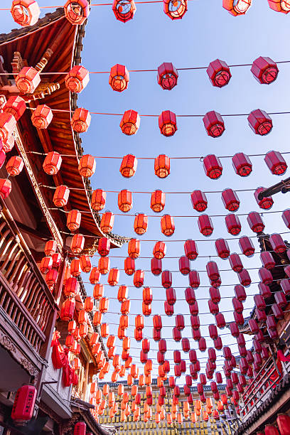 istock Lanterns in Dali Ancient City 2210738304