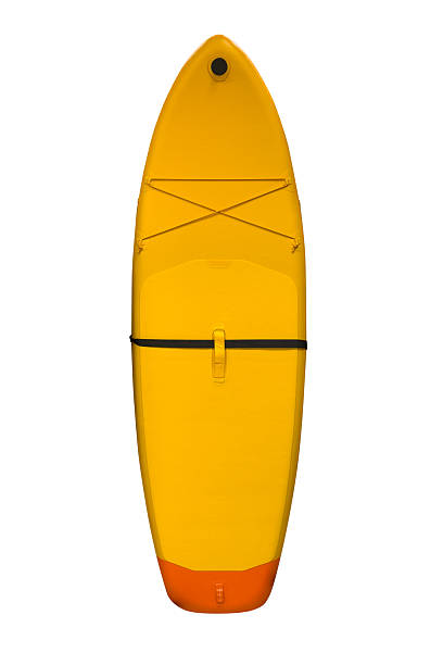 istock yellow surfboard isolated on white background 2210741172