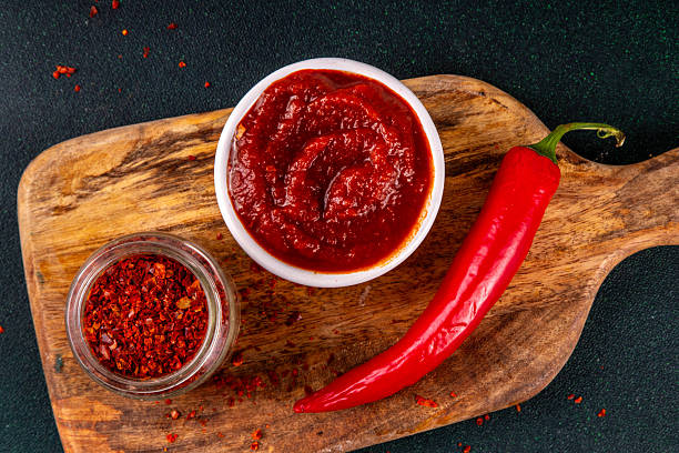 istock Traditional Korean fermented red chili pepper paste, Gochujang 2210741381
