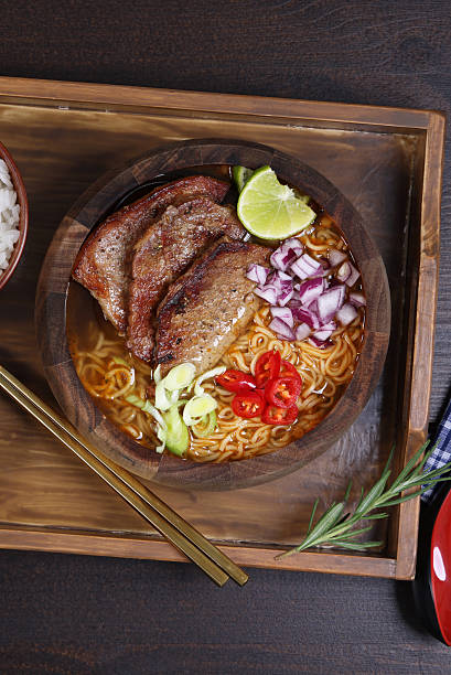 Beef Chilli Ramen Noodles an Oriental Gourmet meal